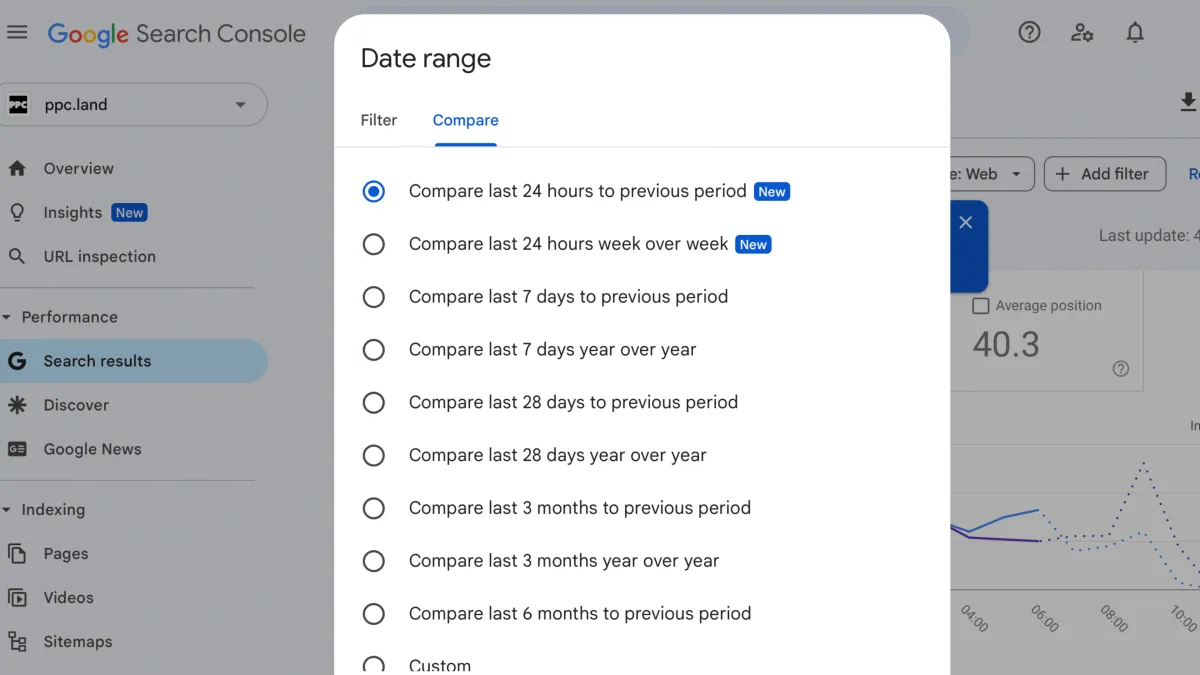 New Comparison Mode in Search Console: What You're Missing in the 24-Hour View